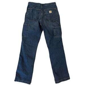 Carhartt Carpenter Jeans Mens 31 X 30 Blue RELAXED Fit Work Pants Heavy